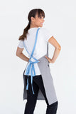 Bella Ash Grey - 70 x 86cm Sky Straps Bib Apron  AC-BELLA01-07