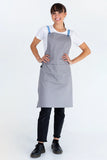Bella Ash Grey - 70 x 86cm Sky Straps Bib Apron  AC-BELLA01-07