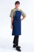 Bella Blue - Lemon Straps Bib Apron 70 x 86cm AC-BELLA02-05
