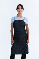 Bella Charcoal Grey - Sky Straps Bib Apron 70 x 86cm 