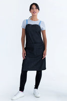 Bella Charcoal Grey - Sky Straps Bib Apron 70 x 86cm  AC-BELLA04-07