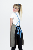 Bella Latte Brown 70 x 86cm - Sky Straps Bib Apron