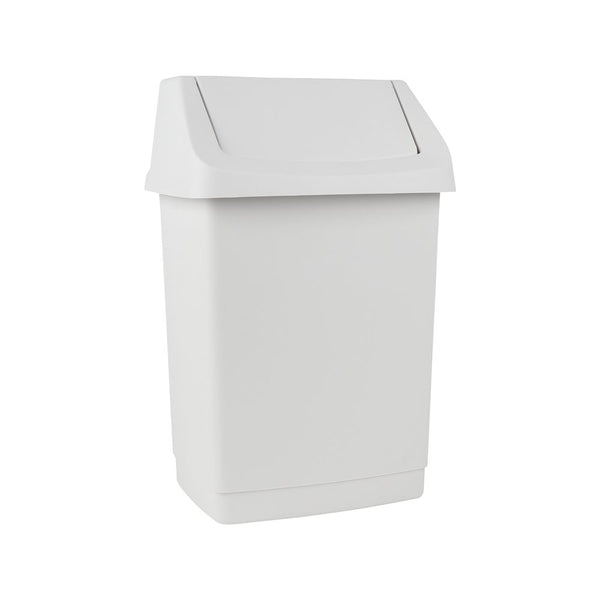 Office Tidy Bin 15 Litre White 