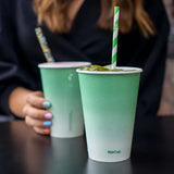 Biopak Green Drinking Cold Cup 280ml Paper  BioCup-BCC-8-G x 1000 Cups