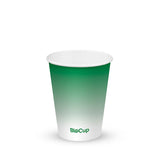12 oz biocup green and white cold cups