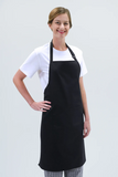 Chef Bib Black Apron With Pocket 70 x 86cm AC-10825P
