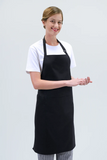 Chef Bib Black Apron With Pocket 70 x 86cm AC-10825P