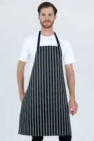 Chef Bib Black/White Apron Printed 70 x 86cm AC-ACMC200
