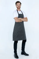 Chef Bib Black/White Apron Printed 70 x 86cm AC-ACMC200