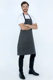 Chef Bib Black/White Apron Printed 70 x 86cm AC-ACMC200