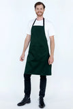 Professional Chef Bib Dark Green Apron With Pocket 70 x 86cm AC-10817P