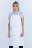 Chef Bib White Apron With Pocket 70 x 86cm AC-10760P