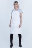 Chef Bib White Apron With Pocket 70 x 86cm AC-10760P