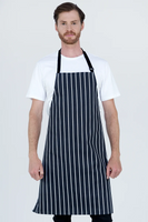 Chef Bib Navy/White Apron Printed AC-ACMC210