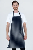 Chef Bib Navy/White Apron Printed AC-ACMC210