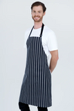 Chef Bib Navy/White Apron Printed AC-ACMC210