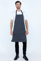 Chef Bib Navy/White Apron Printed AC-ACMC210