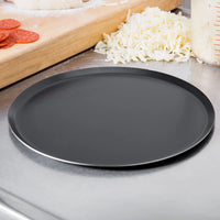 Pizza Tray Pan Round Black Steel 11' 280mm Commercial Heavy Duty