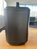 Drum Container Hex 15 Litre With Cap 58mm HDPE Plastic Black Dangerous Goods