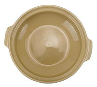 Japanese Ceramic Earthen Clay Pot Donabe Cooking Blue Floral 27cm Hand Made 3.3Lt Casserole Stew Soup