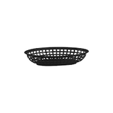 Bread food service basket 24cm black plastic 
