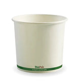 Biopak 740ml / 24oz White BioBowl-BSC-24-V2 x 500 bowl