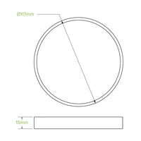 Biopak 430-950ml Kraft Paper BioBowl Lid-BSCKL-12PAPER x 500 Lid