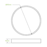 Biopak 430-950ml Kraft Paper BioBowl Lid-BSCKL-12PAPER x 500 Lid