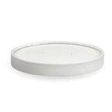 Biopak White Paper BioBowl Lid BSCL-12PAPER 430-950ml BSCL-12PAPER Bx 500 Lids