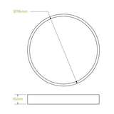 Biopak White Paper BioBowl Lid BSCL-12PAPER 430-950ml BSCL-12PAPER Bx 500 Lids