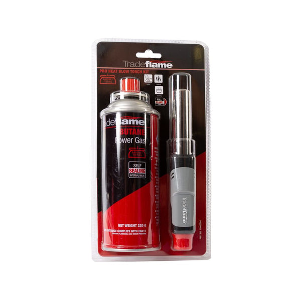 Tradeflame Torch Tradeflame Pro Heat Blow Torch Kit - Bayonet Fitting 10000594 220 Gram ...