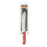 Straight Butcher Knife European 25cm German Steel Blade With Red Handle Kharve® 48304
