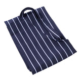 PINSTRIPE NAVY WHITE  BIB BUTCHERS APRON POLYSTER P154-NWP