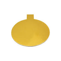 gold cake base with tab80mm round
