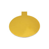 gold cake base with tab80mm round