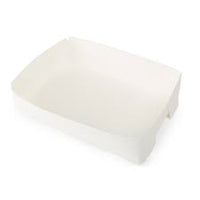 Cake Food Tray #19 White Milk Board 13cm x 13cm x 4.25cm Pack 200