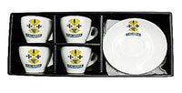 Calabria Espresso Cup 90ml and Saucer 4 Cup & Saucer Set CUP-CALSETESP