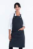 Cantine Dark Grey Bib Apron 70 x 80cm Cotton Weave 100% PROECAN11