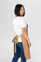 Cantine Khaki Brown Bib Apron PROECAN01
