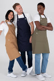 Cantine Khaki Brown Bib Apron PROECAN01