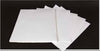 Sheet of white paper on a black background
