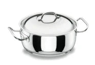 casserole pot stainless steel 24cm with lid