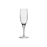 Clear champagne flute 210ml on a white background