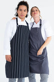 Chef Bib Black/White Apron No Pocket 86 x 86cm 10802