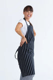Chef Bib Navy/White Apron No Pocket  86 cm x 86cm 10807