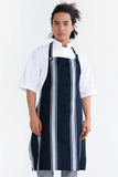 Chef Bib Butchers 86 x 86cm Navy/White 10795-VER