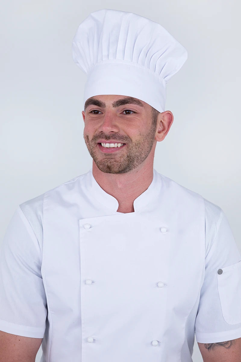 Chefs Adjustable Chef Hat White Cotton/Poly HAT-WHITE – Santos Online ...