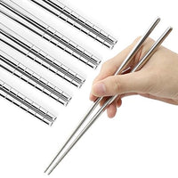 chopstick stainless steel silver lightweight