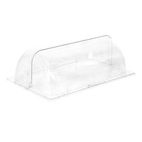 GN Roll Top Clear Cover PC Polycarbonate Dome Suits Bread Basket 74055