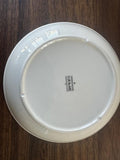 White ceramic plate bowl 255mm round